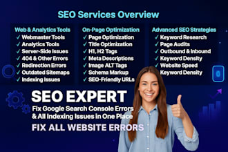 fix SEO issues, sitemap, indexing errors, boost rankings