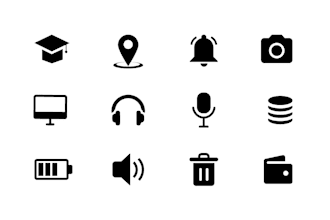 design modern and unique custom vector icon set