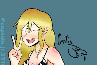 draw original drawings for my clients based on characters of TV series and anime