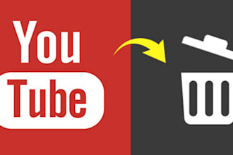 remove unwanted youtube videos and delete negative sm posts