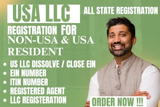do llc registration, US llc wyoming, delaware, ein number, dissolve llc, texas