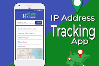 set up user location tracker app in android, trace IP, location trace,IP address