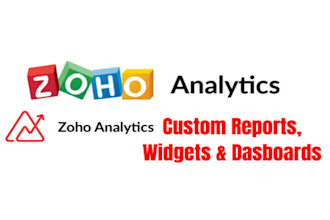 create custom reports and dashboard in zoho analytics
