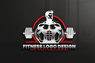 design sports, gym, fitness, health and clothing brand logo