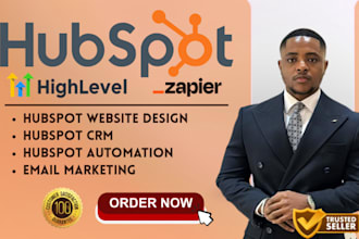 set up hubspot crm hubspot landing page gohighlevel sales funnel zapier hubspot