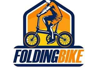 design luxury bicycle logo in high definition