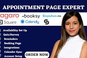 booking page calendly acuity scheduling square site simplybook me vagaro bookio