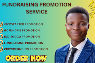do fundraising promotion indiegogo gofundme kickstarter, crowdfunding promotion
