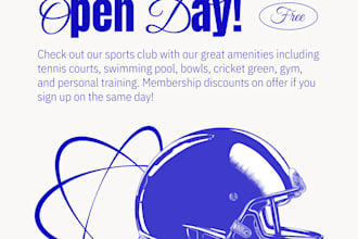 create your leaflets, posters and anything of the sort