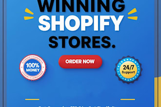 design, clone, redesign shopify website, or custom store design