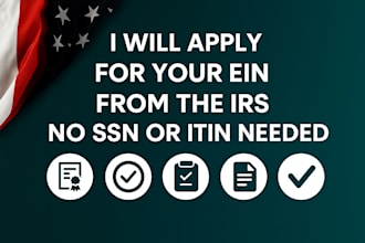 apply for your ein as a non US resident