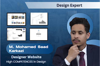 design and create a professional design, website and figma prototype