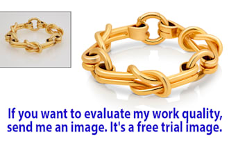 do jewelry image retouching and product photo editing