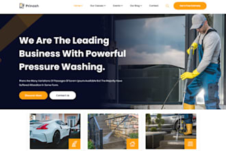 design pressure washing website power washing and soft wash website