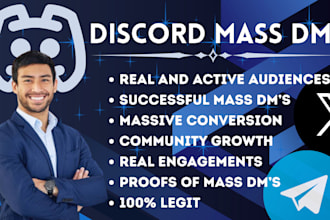 discord mass dm, promote your server, fivem, rust server, cod server, discord dm