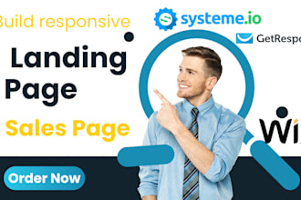 setup profitable wix marketing sales funnel, wix landing page, wix automation