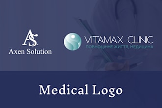 create a clean and modern logo for medical clinics and doctors