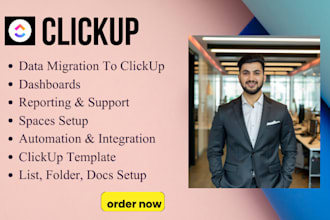 do clickup setup, clickup CRM, clickup automation, clickup expert project manage