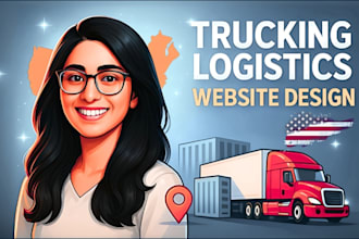 create logistics website, trucking, dispatch, freight broker, moving website