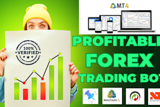 create custom profitable forex trading bot for mt4,mt5 and ninjatrader