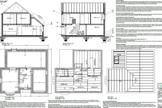 create uk planning permission drawing for council approval