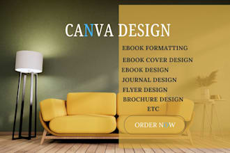 design canva ebook formatting, ebook editing, journal design