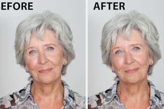 do portrait photo editing, headshots and photo retouching