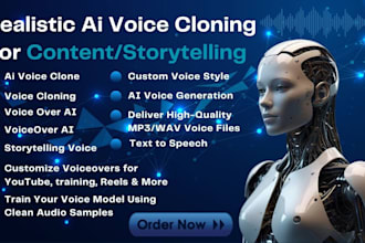 create high quality realistic ai clone of your voice for content or storytelling