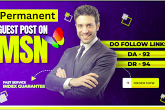 publish quality guest posts on msn,com and tecbullion,com for SEO backlinks