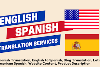 translate your spanish content to fluent, natural english