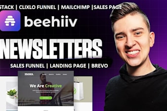 design beehiiv newsletter, substack, brevo, email marketing, mailchimp, klaviyo