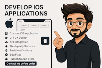 deliver stunning ios app development with swift, UI UX, and app store deployment