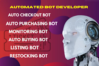 write python code for auto checkout bot, auto purchase bot,popmart bot,funko bot
