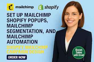 setup mailchimp shopify popups, mailchimp segmentation, and mailchimp automation