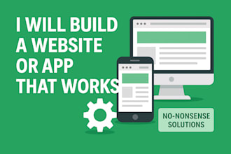 build you a clean, modern website or app that just works