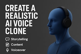 create a realistic ai clone of your voice for content or storytelling