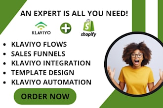 set up email automation flows using klaviyo for your shopify store