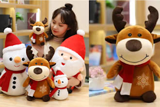 design a custom plushie toy for you