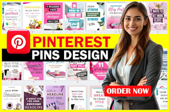 design high quality pinterest pins