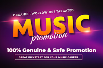 do organic music promotion worldwide via playlist pitching