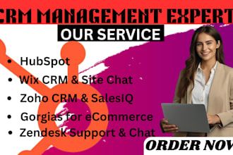 do ai chatbot for zoho hubspot zendesk gorgias wix crm management using chatgpt