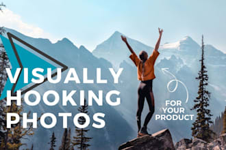 create visually hooking outdoor adventure product photos