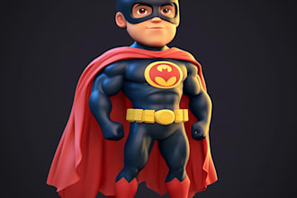 design cartoon character superhero etc from your photos