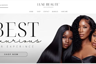 build hair extension website hair extension store wig hair dropshipping website