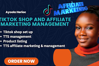set up your tiktok shop and manage affiliate marketing for your products