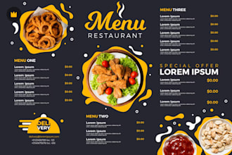 craft food menu,item list,restaurant menu,digital menu board,menu image,tv,flyer