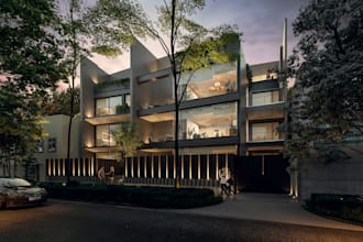 create photorealistic residential architectural 3d rendering