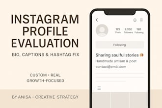 fix your instagram content bio, caption, hashtags to grow your brand