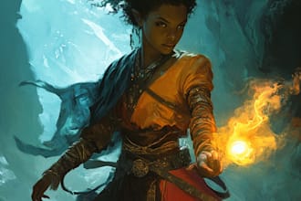 craft premium fantasy art book cover illustrations