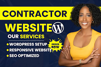 build custom construction, plumber electrician hvac solar wordpress website